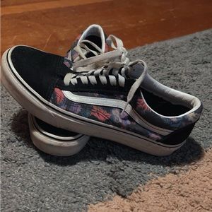 Women's Vans Size 8 floral